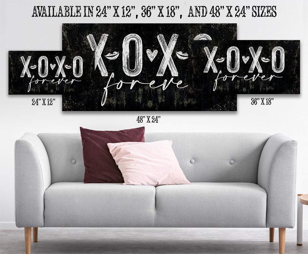 XOXO Hugs and Kisses - Canvas