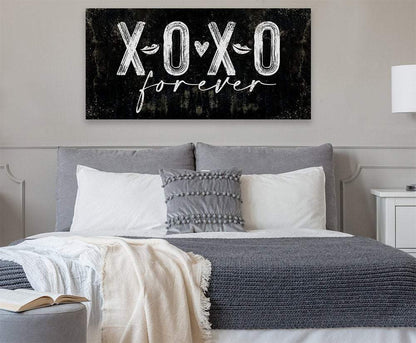 XOXO Hugs and Kisses - Canvas