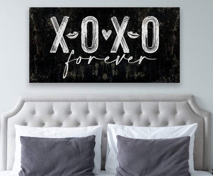 XOXO Hugs and Kisses - Canvas