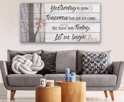 Yesterday Is Gone - Canvas