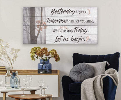 Yesterday Is Gone - Canvas
