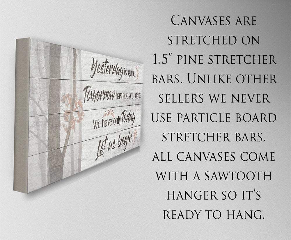 Yesterday Is Gone - Canvas