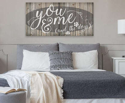 You Me And The Dogs - Canvas