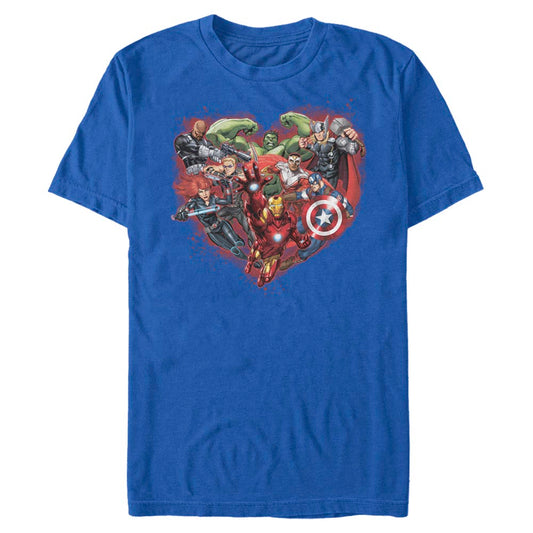 Men's Marvel Avenger Heart T-Shirt