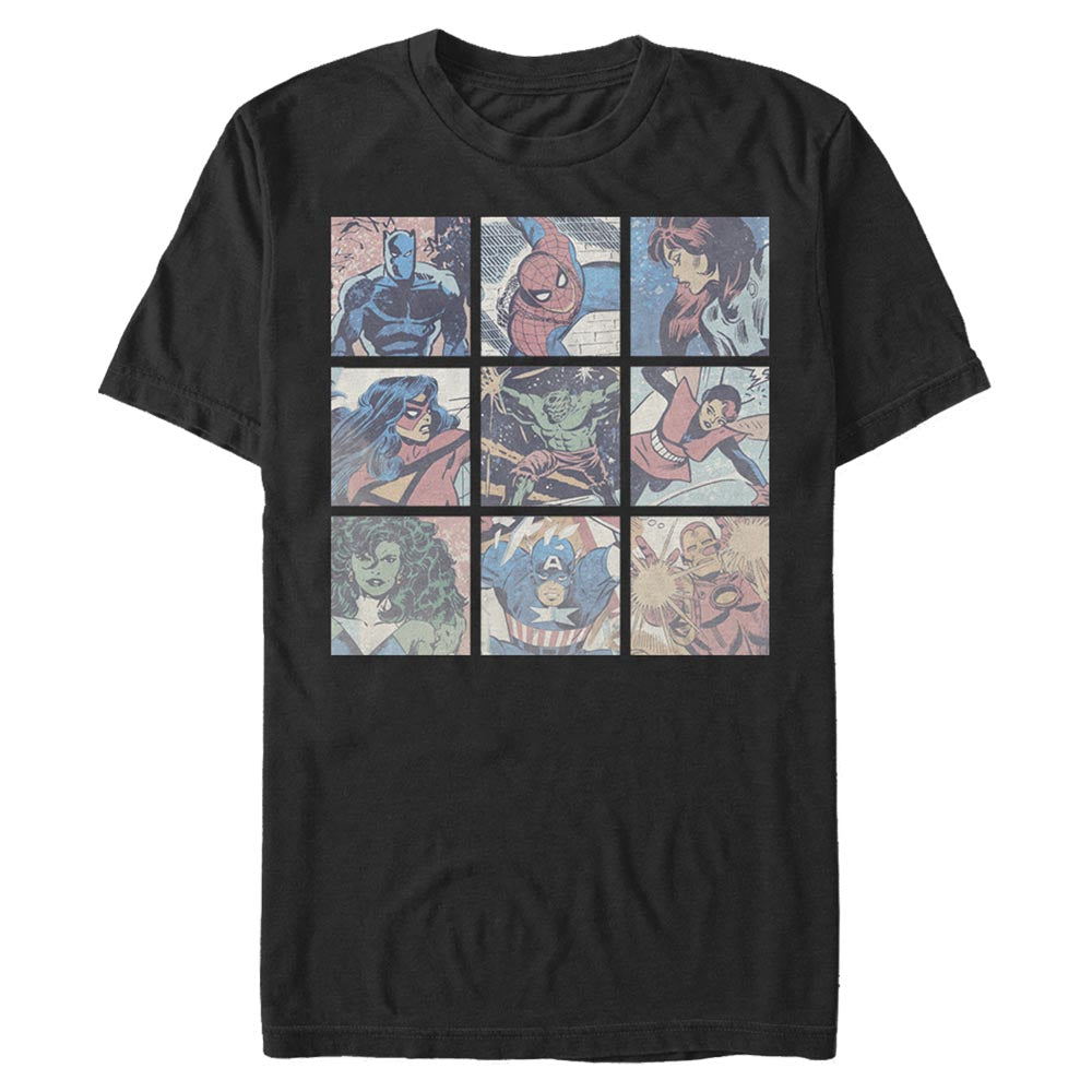 Men's Marvel Pastel Heroes T-Shirt