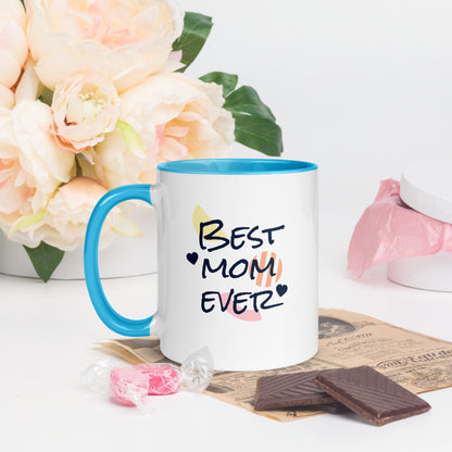 Best Mom Ever Mug with Color Inside